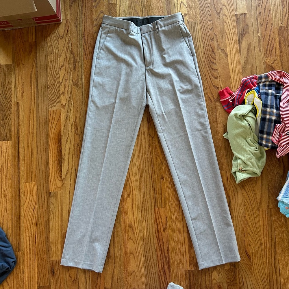 Haggar Men’s Grey Dress Pants